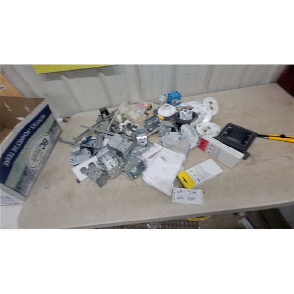 Electrical Boxes, Outlets, and Fixtures: Metal and Plastic Boxes, Receptacles, Light Sockets