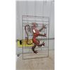 Image 1 : Vintage Lowenbrau Beer Man Cave Metal Sign, Rampant Red Lion, 47”×30”