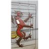 Image 2 : Vintage Lowenbrau Beer Man Cave Metal Sign, Rampant Red Lion, 47”×30”