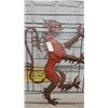 Image 3 : Vintage Lowenbrau Beer Man Cave Metal Sign, Rampant Red Lion, 47”×30”