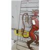 Image 4 : Vintage Lowenbrau Beer Man Cave Metal Sign, Rampant Red Lion, 47”×30”