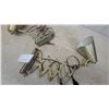 Image 3 : Pair of Vintage Brass Accordion Wall Sconces with Conical Shades