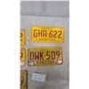 Image 1 : 5 Manitoba Friendly 1976 License Plates