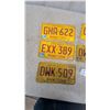 Image 2 : 5 Manitoba Friendly 1976 License Plates