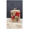Image 2 : Vintage ESD Japan Hand-Painted Ceramic Cardinal Tree Stump Cookie Jar and Caterpillar Cookie Jar