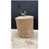 Image 3 : Vintage ESD Japan Hand-Painted Ceramic Cardinal Tree Stump Cookie Jar and Caterpillar Cookie Jar
