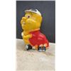 Image 8 : Vintage ESD Japan Hand-Painted Ceramic Cardinal Tree Stump Cookie Jar and Caterpillar Cookie Jar