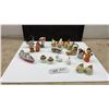 Image 1 : Vintage Ceramic Salt and Pepper Shaker Collection, Chickens, Swans, Native Americans, Boat
