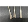 Image 4 : Silver-Plated EPNS Serving Spoon, 6 Floral Spoons, Vintage Sheffield Cake Server and Forks in Case