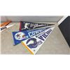 Image 3 : Vintage Sports Pennants Including Lakers, Blue Jays, Twins, Whalers, Dolphins, Cowboys