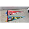Image 6 : Vintage Sports Pennants Including Lakers, Blue Jays, Twins, Whalers, Dolphins, Cowboys