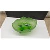 Image 10 : Hand Painted Stafford Lettuce Dish with Salad Servers, Carletonware Leaf and Green footed Dish