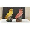 Image 3 : Vintage Ceramic Animal Figurines: Yellow and Pink Cockatoos, Black Panther, Pandas