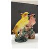 Image 4 : Vintage Ceramic Animal Figurines: Yellow and Pink Cockatoos, Black Panther, Pandas