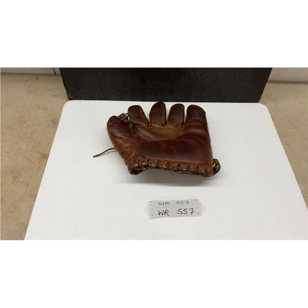 Vintage Leather Baseball Glove