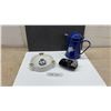 Image 1 : RCAF Marville France Ashtray, Blue Enamel Coffee Pot and Lesney Car Ashtray
