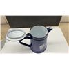 Image 7 : RCAF Marville France Ashtray, Blue Enamel Coffee Pot and Lesney Car Ashtray