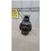 Image 5 : Vintage Railroad Switchman's Lantern with Blue and Red Lenses