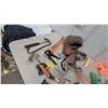Image 5 : Assorted Hand Tools: Hammers, Tape Measures, Caulking Gun, Trowels, Scrapers