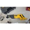 Image 5 : DeWalt XRC Cordless Drill, DeWalt Reciprocating Saw, DeWalt Jigsaw, Charger, and Case no batteries