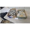 Image 4 : Two Boxes of Fishing Gear: Box of Lead Weights and Box of Fishing Net and Rope