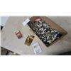 Image 1 : Box of Assorted Spark Plugs, NGK and Briggs and Stratton Spark Plugs, and battery terminals