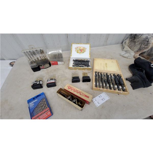 Assorted Drill Bit Sets: Craftsman 13-Piece, Auger Bits
