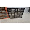Image 2 : Three Multi-Drawer Small Parts Organizers with Contents, One Orange, Two Gray