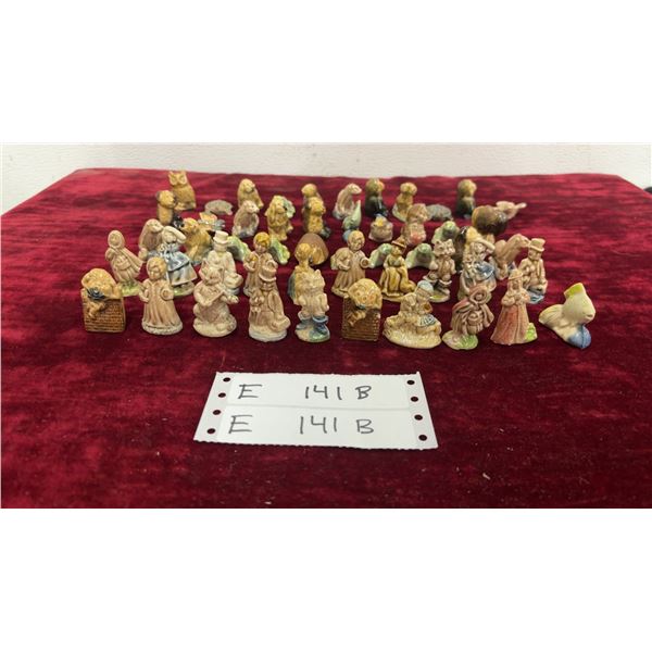 Collection of 50 Red Rose Tea Figurines; Animals and Nursery Rhymes