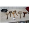 Image 1 : Assorted Wooden Mallets and Hammers