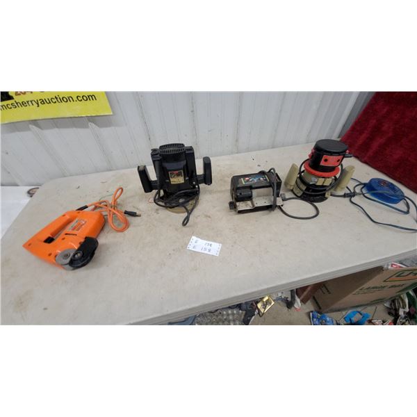 Black and Decker Cut-Saw, Craftsman Router, and Other Power Tools