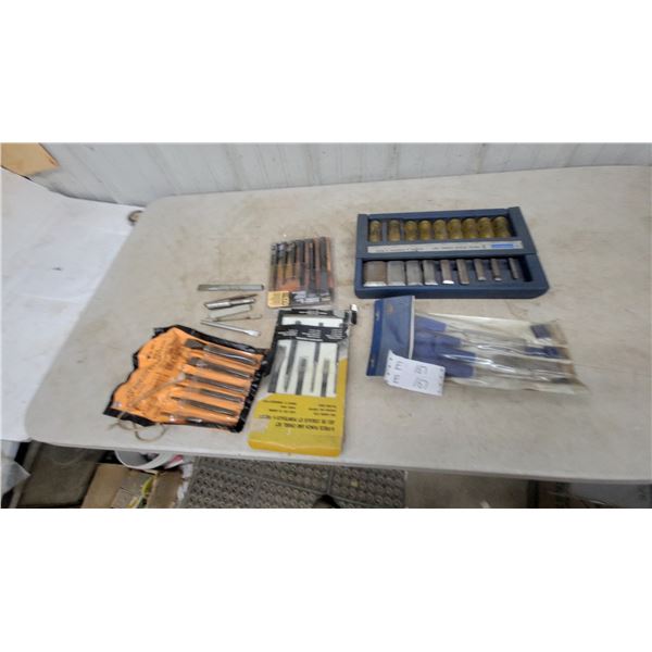 Punch and Chisel Sets, Mastercraft 9-Piece Wood Chisel and Metal Sets