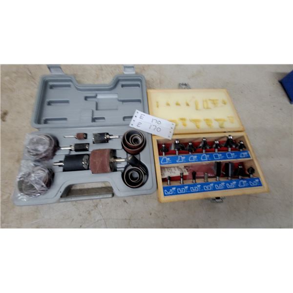 Mastercraft Router Bit Set and Sanding Drum Kit