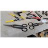 Image 7 : Assorted Snips, Shears, and Pliers: Tin Snips, Aviation Snips, Wire Strippers