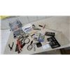 Image 1 : Assorted Hand Tools: Pliers, Wire Brush, Magnifying Glasses, Socket Sets, Torque Wrench