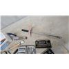 Image 4 : Assorted Hand Tools: Pliers, Wire Brush, Magnifying Glasses, Socket Sets, Torque Wrench