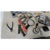 Image 5 : Assorted Hand Tools: Pliers, Wire Brush, Magnifying Glasses, Socket Sets, Torque Wrench