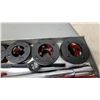 Image 2 : Pipe Threading Die Set with Red Handle, 6 NPT Dies, and Ratchet Handle
