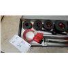 Image 4 : Pipe Threading Die Set with Red Handle, 6 NPT Dies, and Ratchet Handle