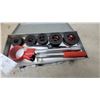 Image 5 : Pipe Threading Die Set with Red Handle, 6 NPT Dies, and Ratchet Handle