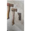 Image 4 : Four Axes, Including One Long-Handled Axe, Two Short-Handled Axes, and One Hatchet