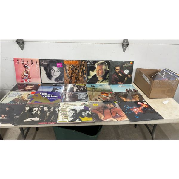 Lot of 30 Vinyl LPs: Shana, Dylana, Mark Korven, Kenny Rogers, Lee Greenwood