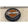 Image 3 : Vintage Harley-Davidson Motorcycles Black Vinyl Full-Size Bar Stool Top, Excellent Condition