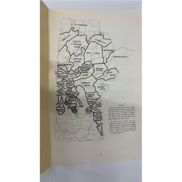 Vintage "The Manitoba Trappers' Guide" Fur Traders Manual Book with Illustrations