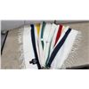 Image 1 : Vintage Hudson's Bay Traditional Colours Throw, 100% Acrylic, Multi-Stripe with Fringe, Germany