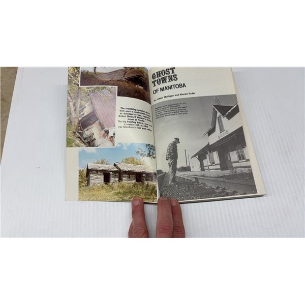Rare Vintage 1985” Ghost Towns of Manitoba" Illustrated Book by Helen Mulligan and Wanda Ryder
