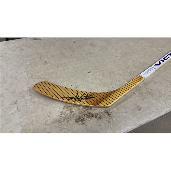 Vintage Mike Gartner Autographed Victoriaville Stick Commemorating 285th NHL Goal, Washington