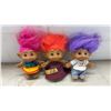 Image 1 : Vintage Lot of Troll Dolls by Ace Novelty, Forest, Toys N Things, Russ