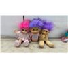 Image 4 : Vintage Lot of Troll Dolls by Ace Novelty, Forest, Toys N Things, Russ