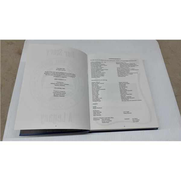 Vintage Bethany, Manitoba (Minto) "Our Story a Legacy" Hardcover Town History Book, 2000